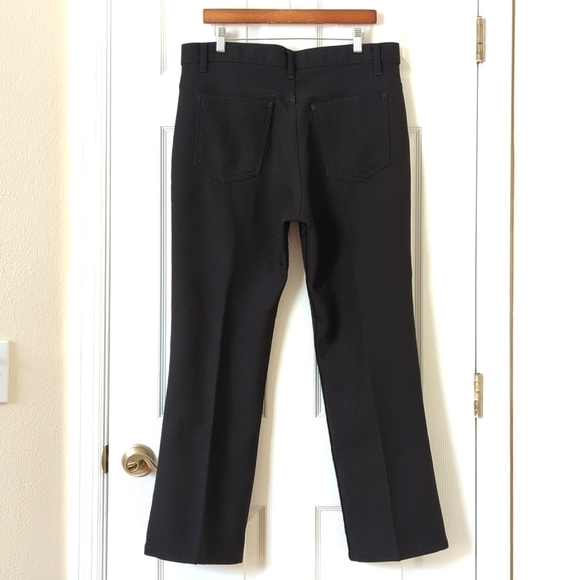 Levi's 90's Vintage Classic Relaxed Straight Leg Polyester Pants Black 36 x 30 - Picture 4 of 14